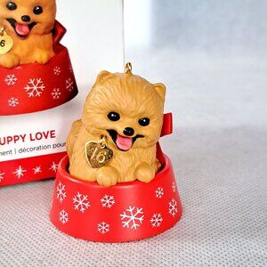 Hallmark Keepsake Puppy Love 2016, 26th in the Puppy Love Series, Ornament